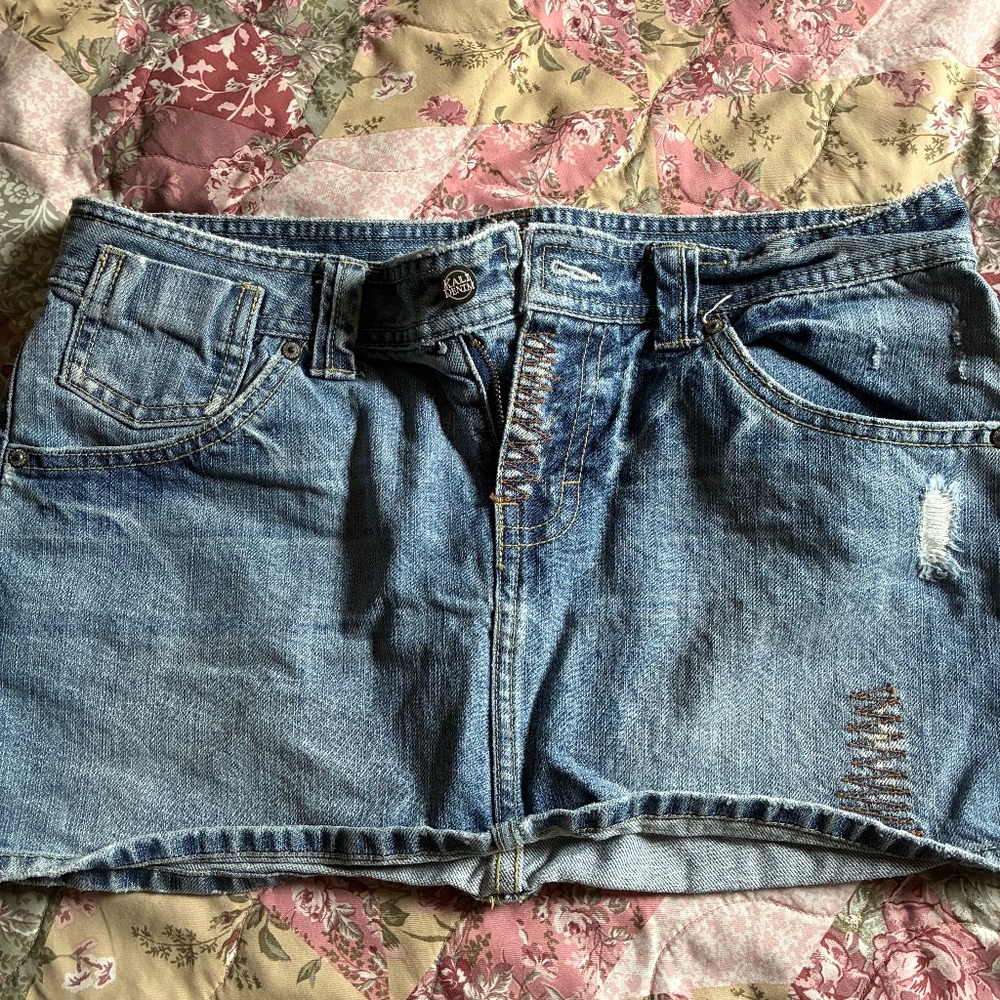 Vintage Kali Denim mini skirt